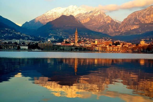 L For Lake Mandello del Lario Bagian luar foto